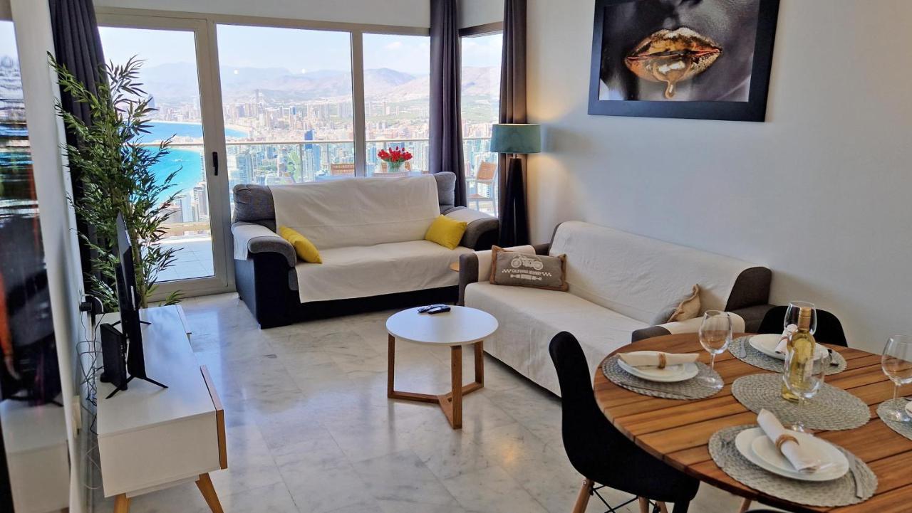 Planta 39 - Impresionantes Vistas Al Mar Lägenhet Benidorm Exteriör bild