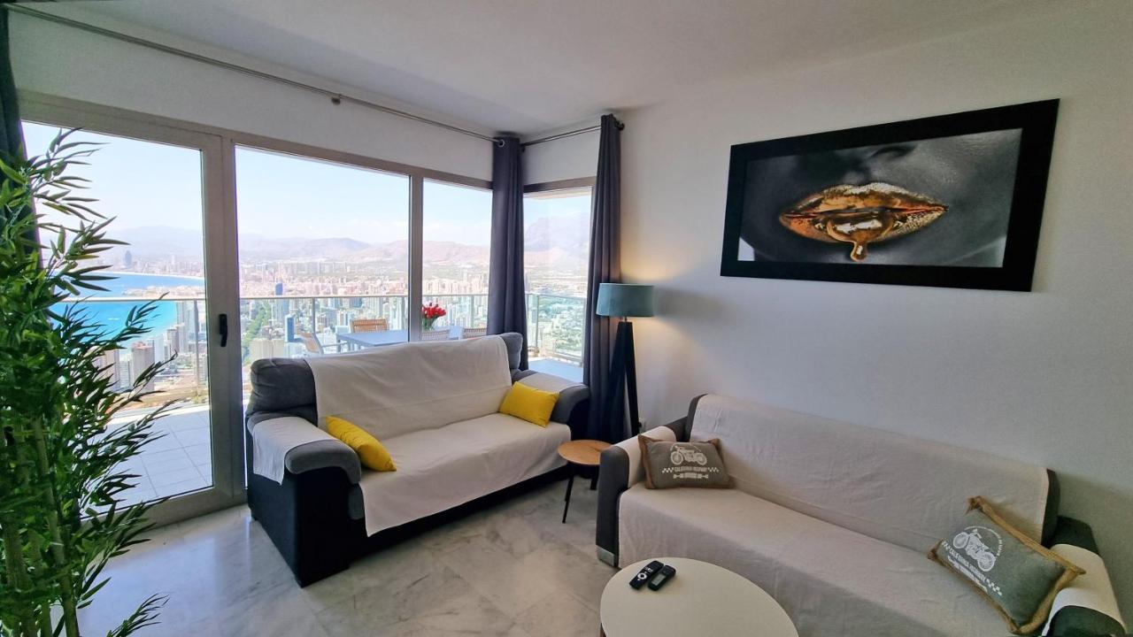 Planta 39 - Impresionantes Vistas Al Mar Lägenhet Benidorm Exteriör bild